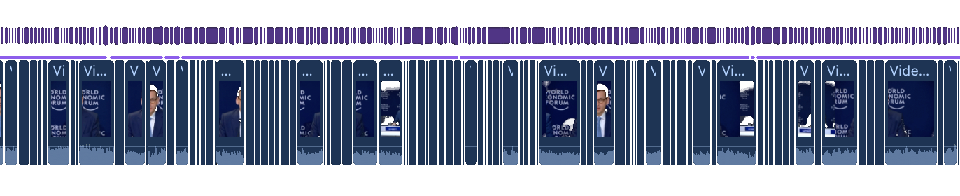 Example Final Cut Pro export after silence removal + subtitles in Bowdler
